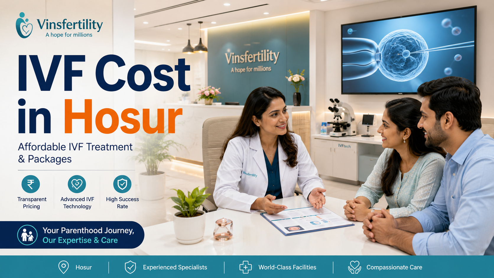 IVF Cost in Hosur 2026 | ₹95K&ndash;2 Lakh IVF | Test Tube Baby Cost